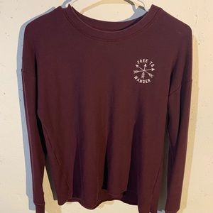 maroon american eagle sweater
